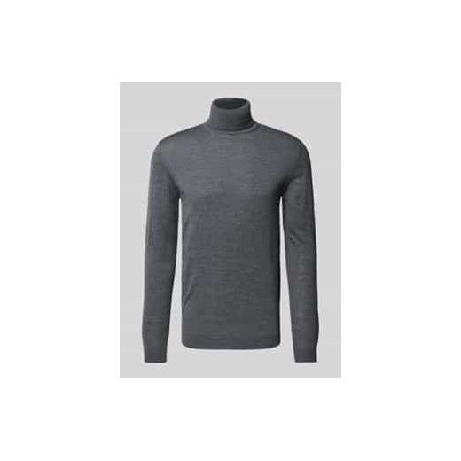 Sweter z dzianiny z golfem ze sklepu Peek&Cloppenburg  w kategorii Swetry męskie - zdjęcie 177806353