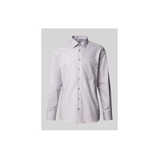 Koszula biznesowa o kroju regular fit z kołnierzykiem typu kent ze sklepu Peek&Cloppenburg  w kategorii Koszule męskie - zdjęcie 177806583