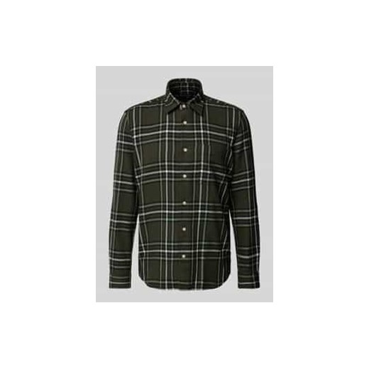 Koszula casualowa o kroju regular fit z bawełny ekologicznej ze wzorem w kratę ze sklepu Peek&Cloppenburg  w kategorii Koszule męskie - zdjęcie 177806854