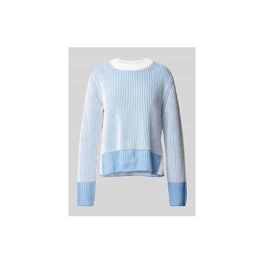 Sweter z dzianiny z fakturowanym wzorem model ‘Pagula’ ze sklepu Peek&Cloppenburg  w kategorii Swetry damskie - zdjęcie 177806931
