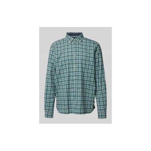 Koszula casualowa o kroju regular fit z mieszanki bawełny i streczu z kołnierzykiem typu button down ze sklepu Peek&Cloppenburg  w kategorii Koszule męskie - zdjęcie 177807024