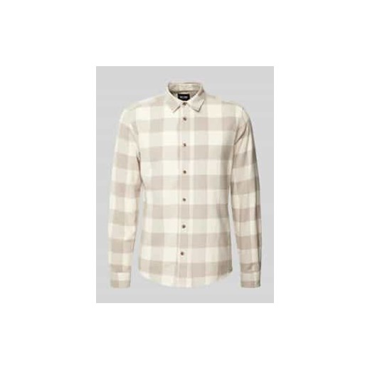 Koszula casualowa o kroju slim fit ze wzorem w kratkę ze sklepu Peek&Cloppenburg  w kategorii Koszule męskie - zdjęcie 177807374