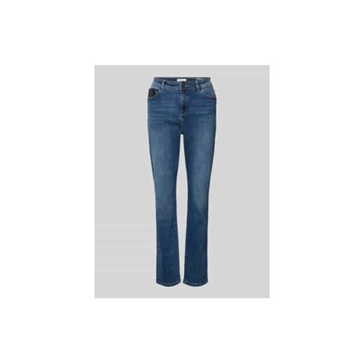 Jeansy o kroju slim fit z cekinowym obszyciem ze sklepu Peek&Cloppenburg  w kategorii Jeansy damskie - zdjęcie 177807542