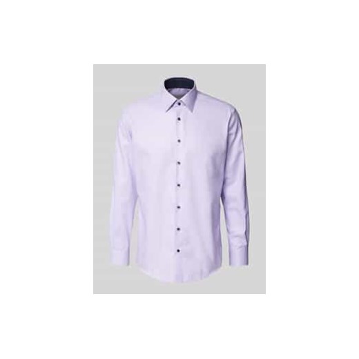 Koszula biznesowa o kroju modern fit z listwą guzikową ze sklepu Peek&Cloppenburg  w kategorii Koszule męskie - zdjęcie 177807544