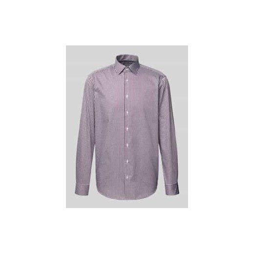 Koszula biznesowa o kroju regular fit z kołnierzykiem typu kent ze sklepu Peek&Cloppenburg  w kategorii Koszule męskie - zdjęcie 177807641