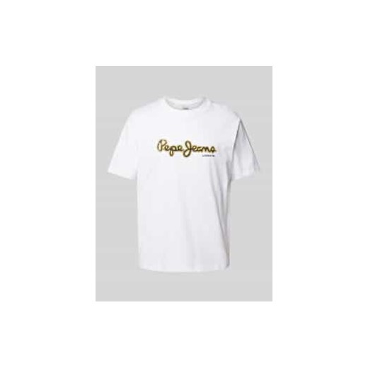 T-shirt z nadrukiem z logo model ‘DORIAN’ ze sklepu Peek&Cloppenburg  w kategorii T-shirty męskie - zdjęcie 177807771