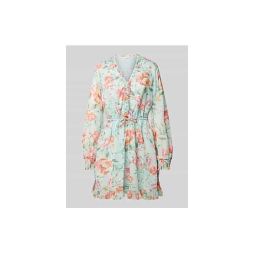 Sukienka mini z kwiatowym nadrukiem model ‘VANESSA’ ze sklepu Peek&Cloppenburg  w kategorii Sukienki - zdjęcie 177807810