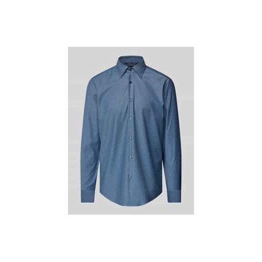 Koszula biznesowa o kroju regular fit z listwą guzikową ze sklepu Peek&Cloppenburg  w kategorii Koszule męskie - zdjęcie 177807842