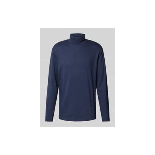 Bluzka o kroju regular fit z mieszanki bawełny z długim rękawem i golfem ze sklepu Peek&Cloppenburg  w kategorii T-shirty męskie - zdjęcie 177807902