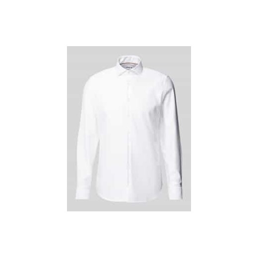 Koszula biznesowa o kroju slim fit z kołnierzykiem typu cutaway ze sklepu Peek&Cloppenburg  w kategorii Koszule męskie - zdjęcie 177808184