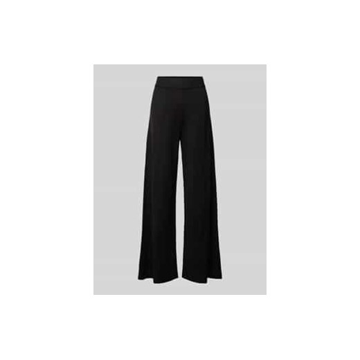 Spodnie o kroju regular fit z dzianiny z mieszanki wiskozy ze sklepu Peek&Cloppenburg  w kategorii Spodnie damskie - zdjęcie 177808794
