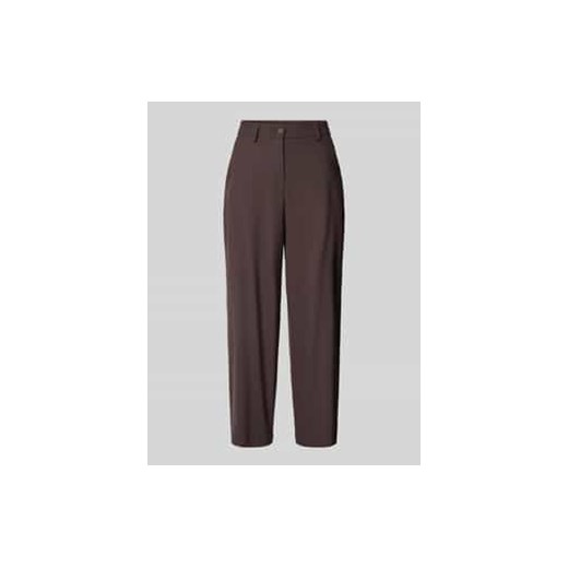 Spodnie materiałowe o kroju tapered fit ze szlufkami na pasek model ‘KABIRD’ ze sklepu Peek&Cloppenburg  w kategorii Spodnie damskie - zdjęcie 177808931