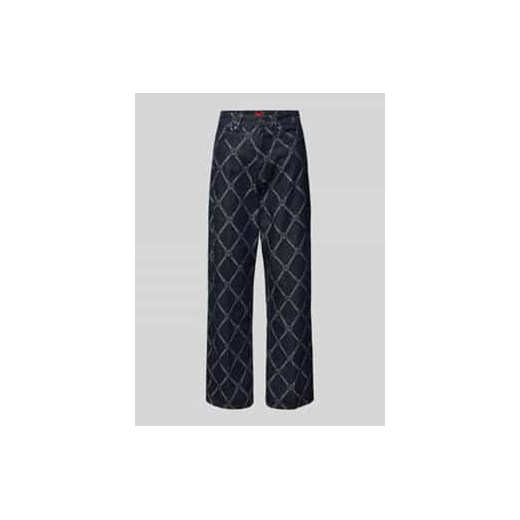 Jeansy z szeroką nogawką i 5 kieszeniami model ‘Gisanna’ ze sklepu Peek&Cloppenburg  w kategorii Jeansy damskie - zdjęcie 177808984