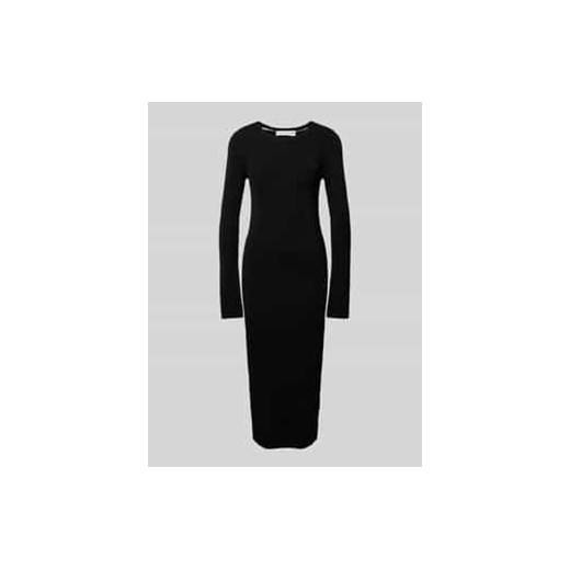 Sukienka midi z efektem prążkowania model ‘CARO’ ze sklepu Peek&Cloppenburg  w kategorii Sukienki - zdjęcie 177809070