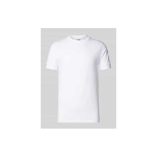 T-shirt z prążkowanym,okrągłym dekoltem model ‘ANTON’ ze sklepu Peek&Cloppenburg  w kategorii T-shirty męskie - zdjęcie 177809090