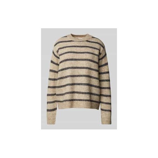 Sweter z dzianiny z okrągłym dekoltem model ‘KAtrina’ ze sklepu Peek&Cloppenburg  w kategorii Swetry damskie - zdjęcie 177809150