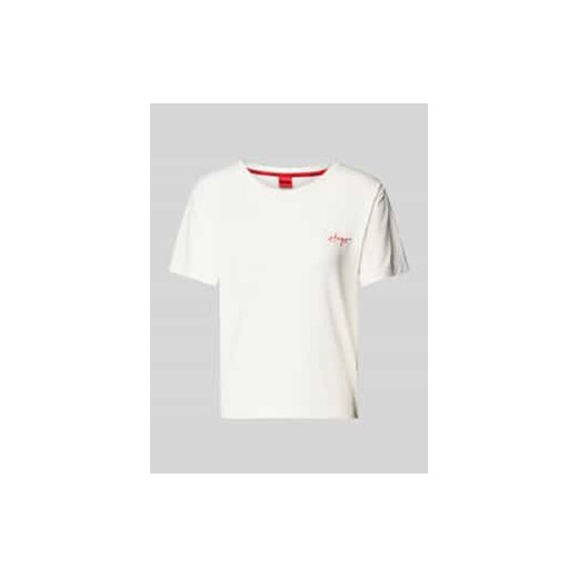 T-shirt z nadrukiem z logo model ‘NIKKA’ ze sklepu Peek&Cloppenburg  w kategorii Bluzki damskie - zdjęcie 177809214