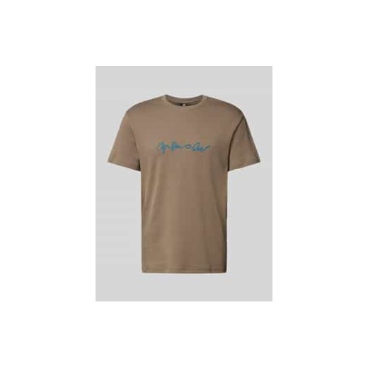 T-shirt z nadrukiem z logo ze sklepu Peek&Cloppenburg  w kategorii T-shirty męskie - zdjęcie 177809422