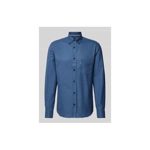 Koszula casualowa o kroju regular fit z kieszenią na piersi ze sklepu Peek&Cloppenburg  w kategorii Koszule męskie - zdjęcie 177809552