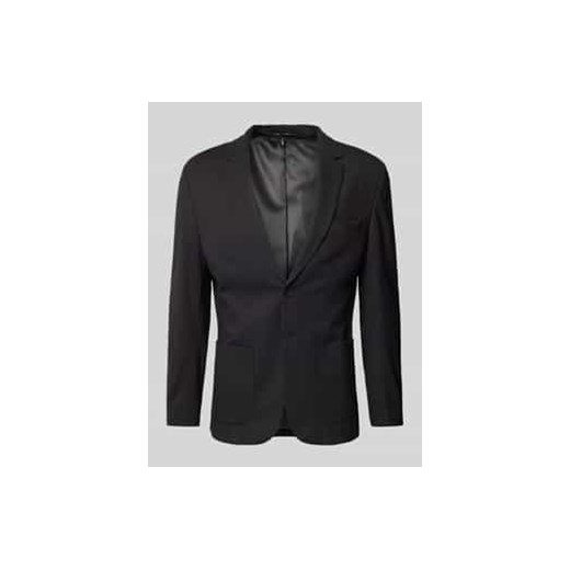 Marynarka o kroju slim fit z kołnierzem z połami model ‘DELON’ ze sklepu Peek&Cloppenburg  w kategorii Marynarki męskie - zdjęcie 177809554