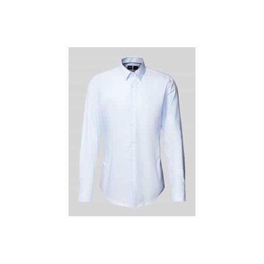 Koszula biznesowa o kroju slim fit z listwą guzikową ze sklepu Peek&Cloppenburg  w kategorii Koszule męskie - zdjęcie 177809734