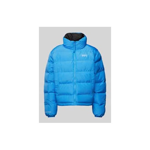 Pikowana kurtka z kapturem z nadrukiem z logo ze sklepu Peek&Cloppenburg  w kategorii Kurtki damskie - zdjęcie 177809744