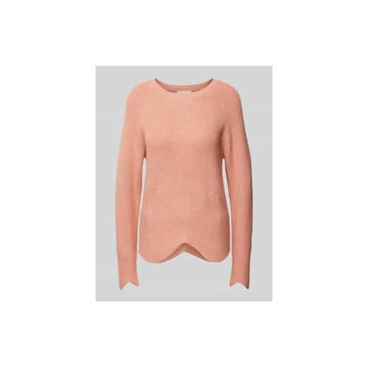 Sweter z dzianiny z okrągłym dekoltem model ‘Claura’ ze sklepu Peek&Cloppenburg  w kategorii Swetry damskie - zdjęcie 177810104