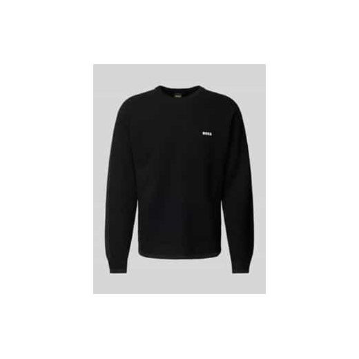 Sweter z fakturowanym wzorem model ‘Rartic’ ze sklepu Peek&Cloppenburg  w kategorii Swetry męskie - zdjęcie 177810200