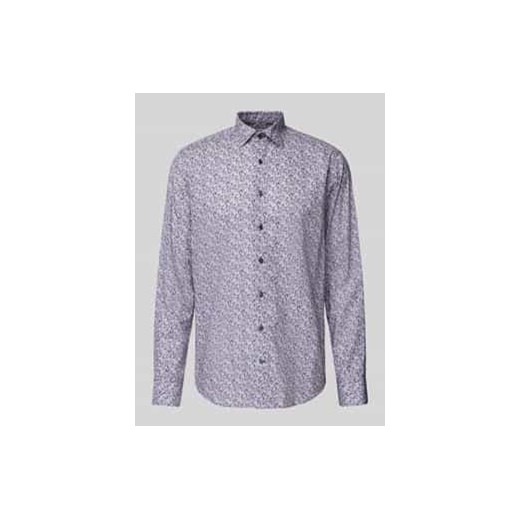 Koszula biznesowa o kroju regular fit z kołnierzykiem typu kent ze sklepu Peek&Cloppenburg  w kategorii Koszule męskie - zdjęcie 177810241