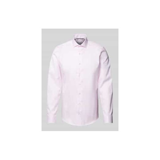Koszula biznesowa o kroju slim fit z diagonalu ze sklepu Peek&Cloppenburg  w kategorii Koszule męskie - zdjęcie 177810431