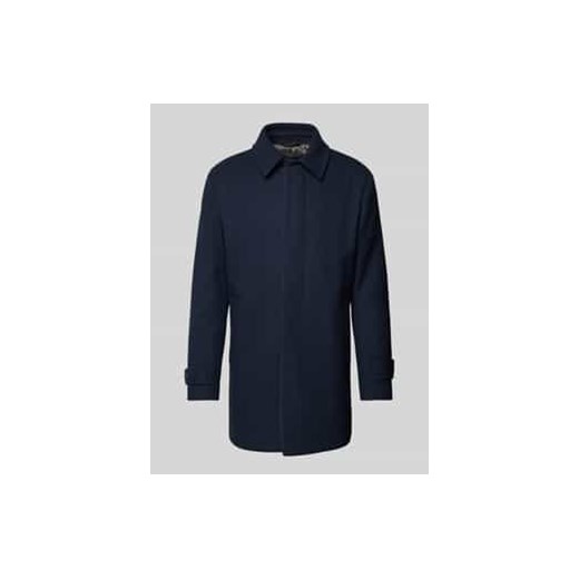 Płaszcz o kroju regular fit z imitacji wełny z krytą listwą guzikową ze sklepu Peek&Cloppenburg  w kategorii Płaszcze męskie - zdjęcie 177810560