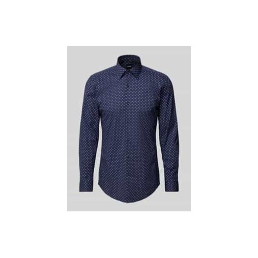 Koszula biznesowa o kroju regular fit z kołnierzykiem typu kent ze sklepu Peek&Cloppenburg  w kategorii Koszule męskie - zdjęcie 177810680