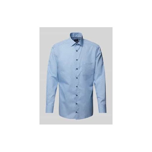 Koszula biznesowa o kroju modern fit z listwą guzikową ze sklepu Peek&Cloppenburg  w kategorii Koszule męskie - zdjęcie 177810762