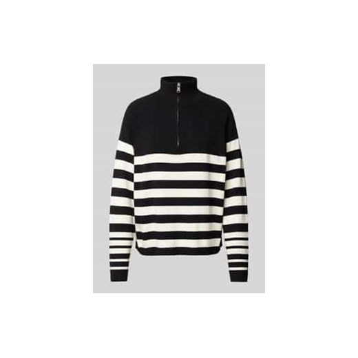 Sweter z dzianiny ze stójką model ‘Mmorla’ ze sklepu Peek&Cloppenburg  w kategorii Swetry damskie - zdjęcie 177810944