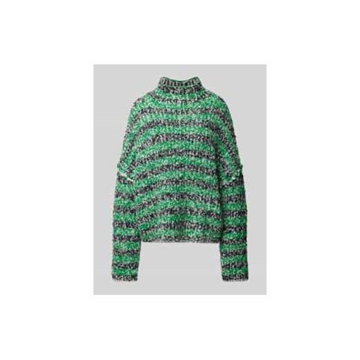 Sweter z dzianiny o kroju relaxed fit ze stójką ze sklepu Peek&Cloppenburg  w kategorii Swetry damskie - zdjęcie 177811043