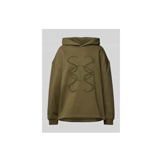 Bluza z kapturem z wyhaftowanym logo ze sklepu Peek&Cloppenburg  w kategorii Bluzy damskie - zdjęcie 177811131