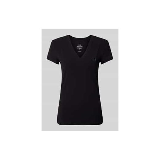 T-shirt z dekoltem w serek ze sklepu Peek&Cloppenburg  w kategorii Bluzki damskie - zdjęcie 177811332
