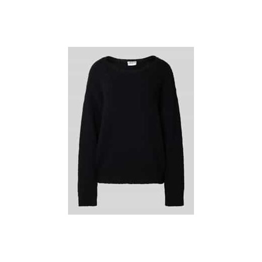 Sweter z dzianiny z okrągłym dekoltem ze sklepu Peek&Cloppenburg  w kategorii Swetry damskie - zdjęcie 177811664