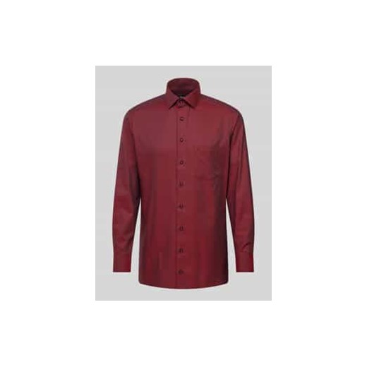 Koszula biznesowa o kroju regular fit z wyhaftowanym logo ze sklepu Peek&Cloppenburg  w kategorii Koszule męskie - zdjęcie 177811773