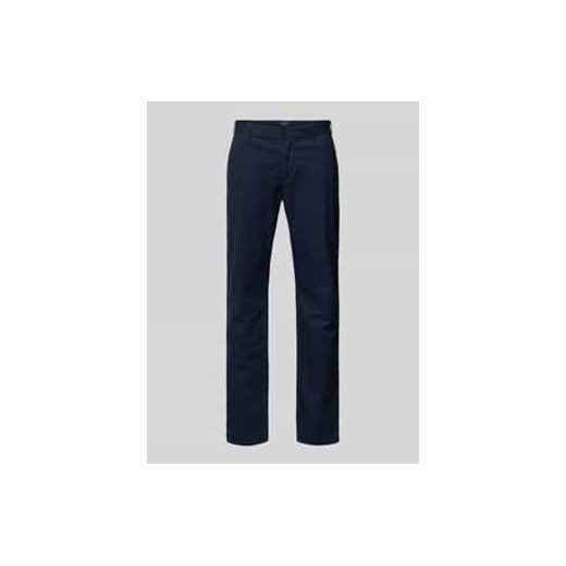 Chinosy o kroju slim fit z fakturowanym wzorem ze sklepu Peek&Cloppenburg  w kategorii Spodnie męskie - zdjęcie 177811794