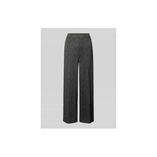 Spodnie materiałowe o kroju regular fit z kantami ze sklepu Peek&Cloppenburg  w kategorii Spodnie damskie - zdjęcie 177811933