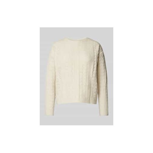 Sweter z fakturowanym wzorem model ‘LIYANNA’ ze sklepu Peek&Cloppenburg  w kategorii Swetry damskie - zdjęcie 177812251