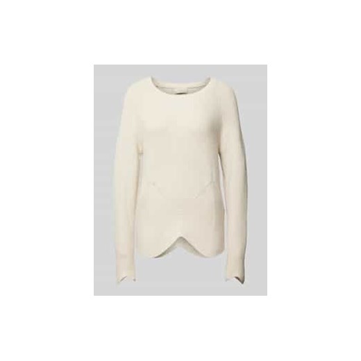 Sweter z dzianiny z okrągłym dekoltem model ‘Claura’ ze sklepu Peek&Cloppenburg  w kategorii Swetry damskie - zdjęcie 177812353