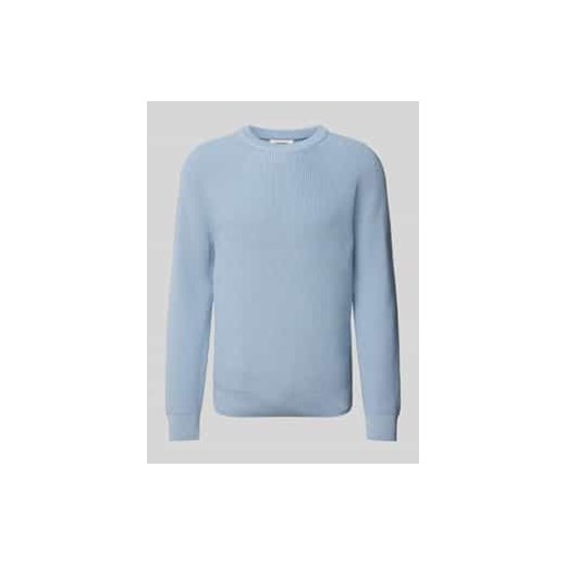 Sweter z dzianiny z raglanowymi rękawami model ‘RIPPLEY’ ze sklepu Peek&Cloppenburg  w kategorii Swetry męskie - zdjęcie 177812560