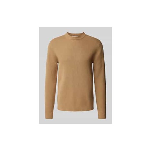Sweter z dzianiny z okrągłym dekoltem model ‘DANE’ ze sklepu Peek&Cloppenburg  w kategorii Swetry męskie - zdjęcie 177812581
