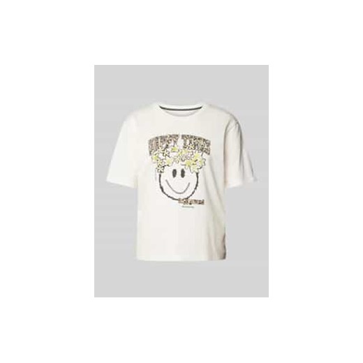 T-shirt z nadrukowanym motywem ze sklepu Peek&Cloppenburg  w kategorii Bluzki damskie - zdjęcie 177812703