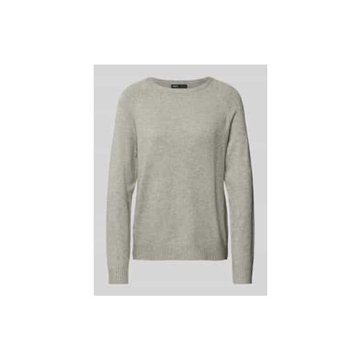 Sweter z dzianiny z okrągłym dekoltem model ‘LESLY’ ze sklepu Peek&Cloppenburg  w kategorii Swetry damskie - zdjęcie 177812724