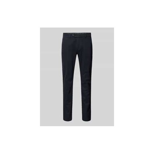 Spodnie o kroju regular fit z zapięciem na guzik i zamek błyskawiczny ze sklepu Peek&Cloppenburg  w kategorii Spodnie męskie - zdjęcie 177812831