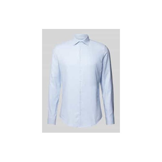 Koszula biznesowa o kroju slim fit z kołnierzykiem typu kent ze sklepu Peek&Cloppenburg  w kategorii Koszule męskie - zdjęcie 177812914