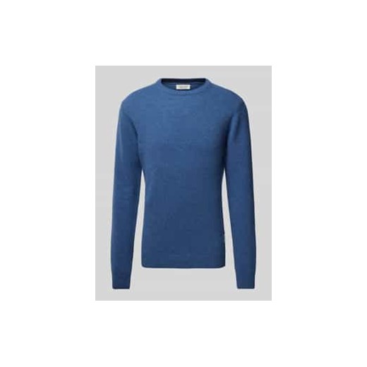 Sweter z dzianiny z fakturowanym wzorem model ‘Karl’ ze sklepu Peek&Cloppenburg  w kategorii Swetry męskie - zdjęcie 177812990